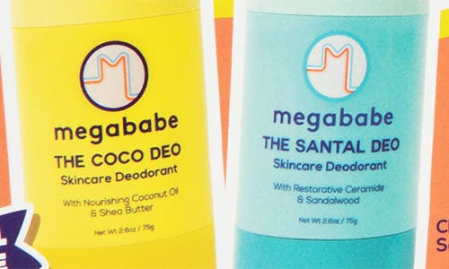 Megababe Deo Duo Best-smelling Deodorant Set $28 Value In Transparent