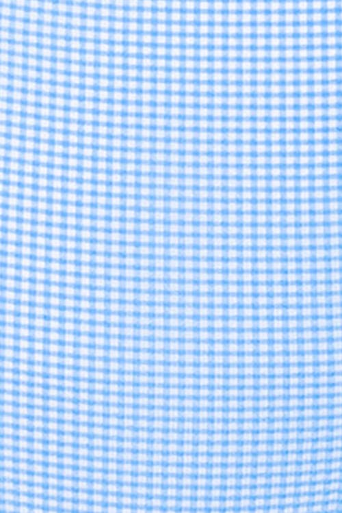 Helen Jon Ruffle Hem Skirted Bottom In Blue