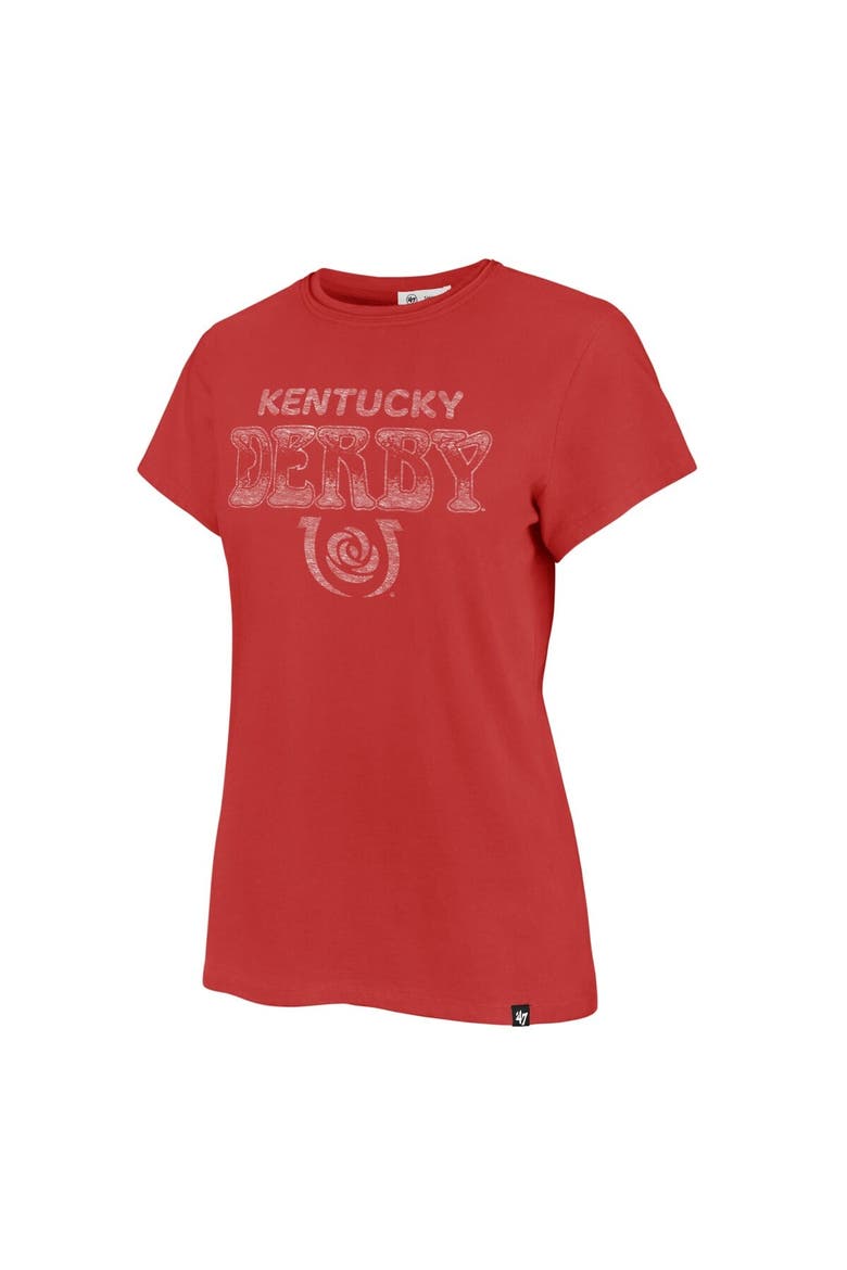 Women's '47  Red  Kentucky Derby Frankie T-Shirt, Alternate, color, Red