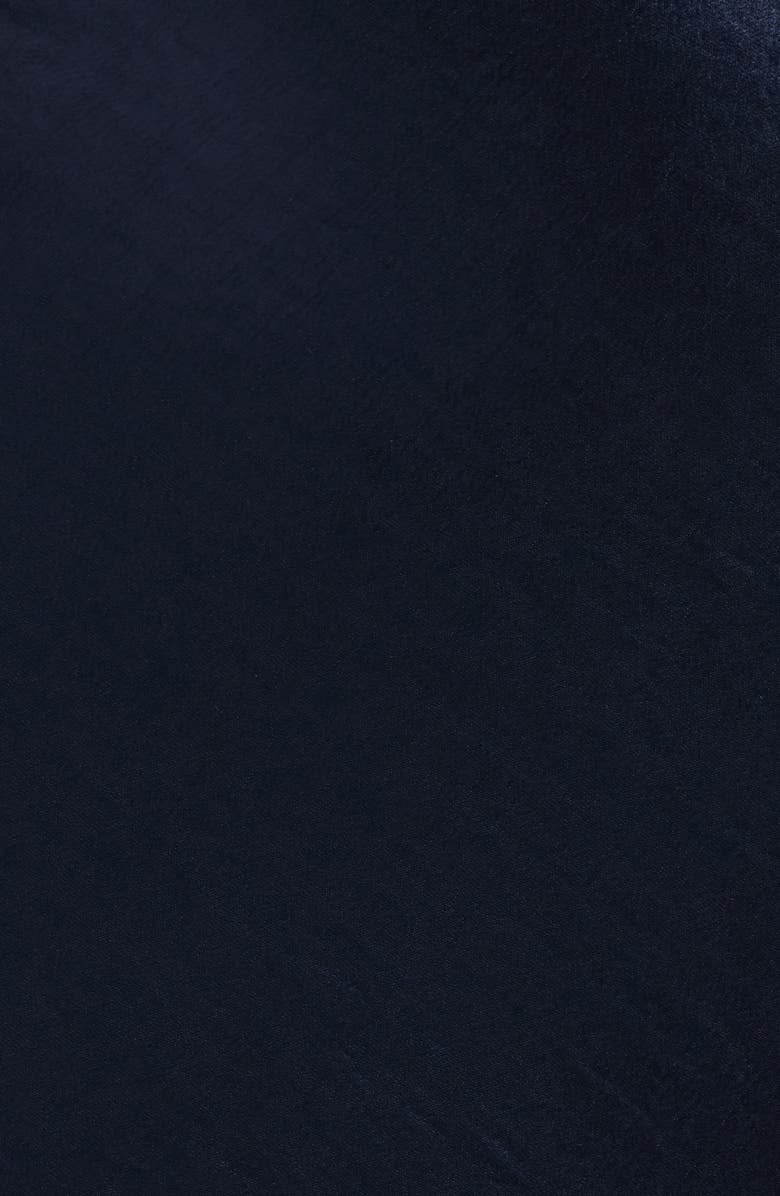 Lulus Lainey Cowl Neck Midi Dress, Alternate, color, Navy