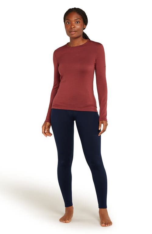 Icebreaker Merino Wool 260 Tech Leggings In Blue