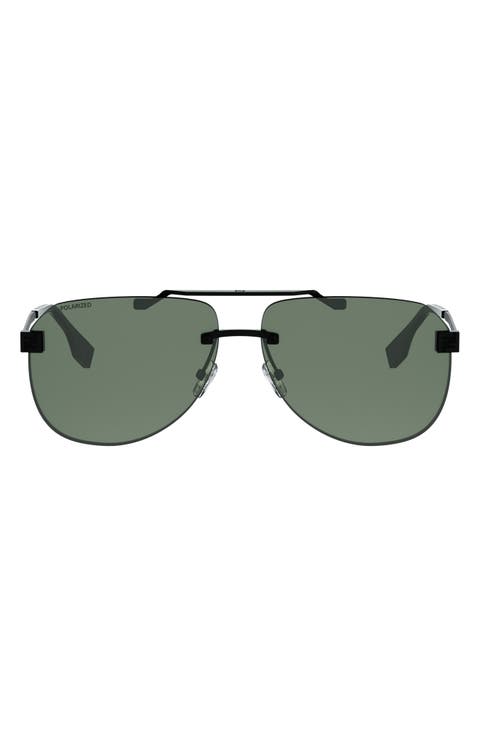 Sky 61mm Polarized Pilot Sunglasses