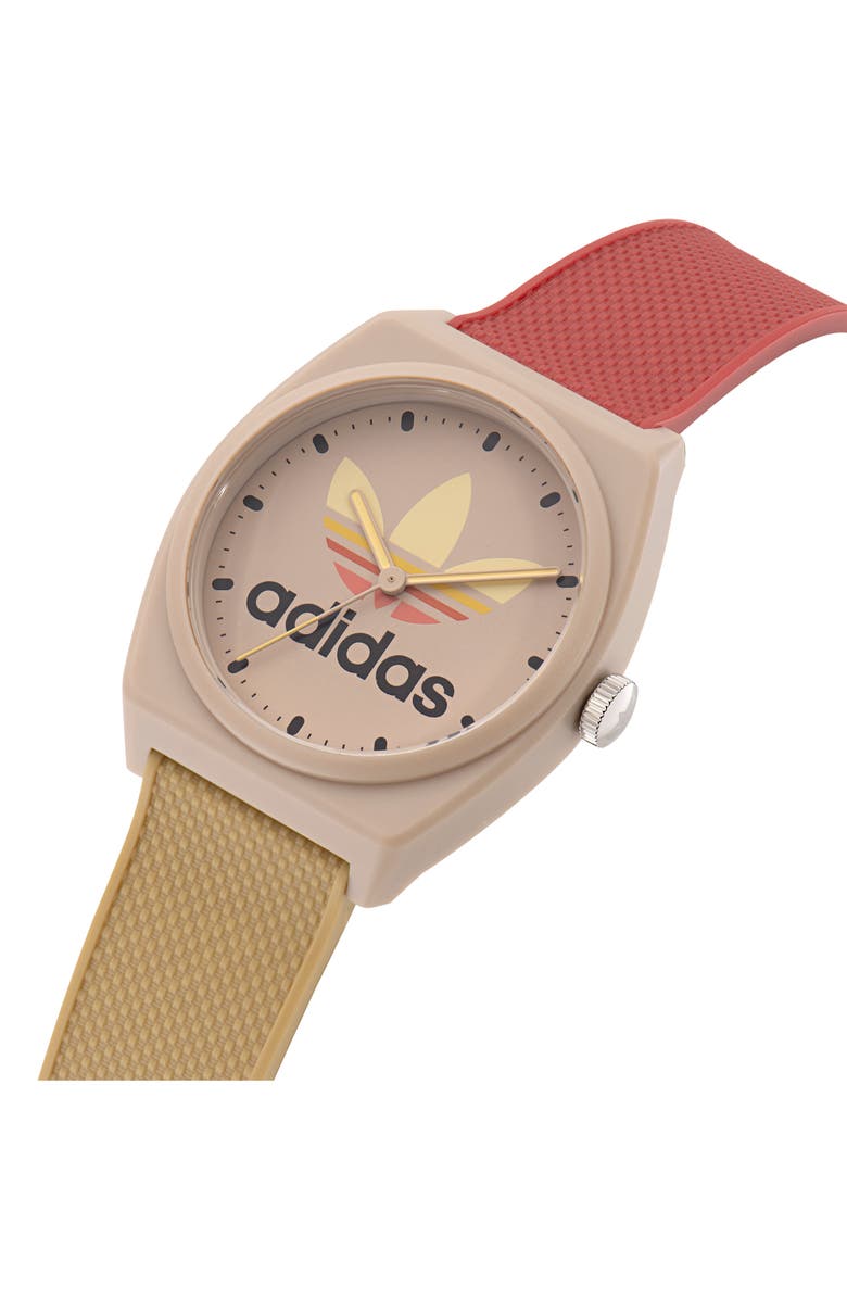 adidas Project Two GRFX Resin Strap Watch, 38mm, Alternate, color, 
