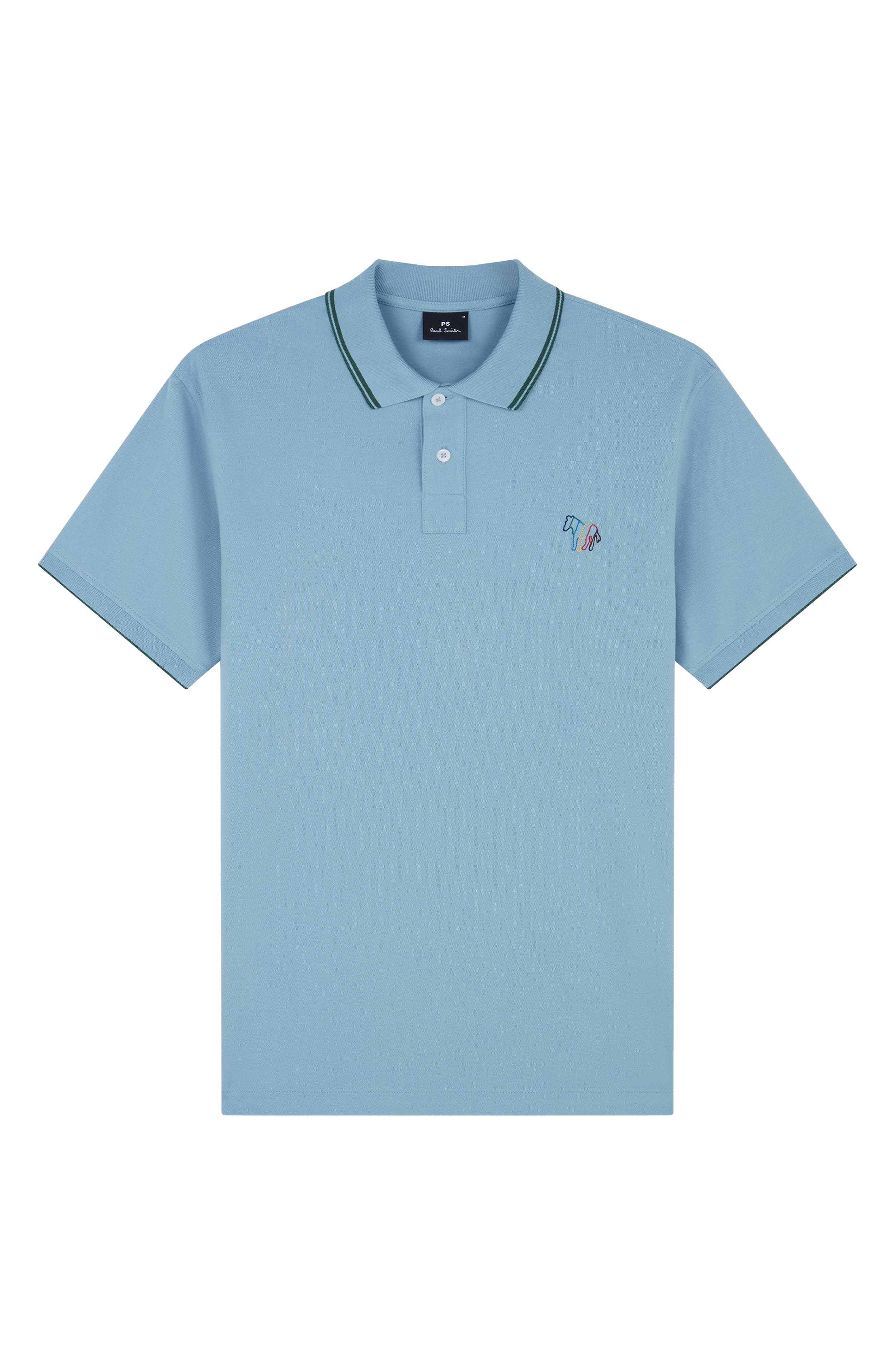 Regular Fit Tipped Cotton Pique Polo - image 4
