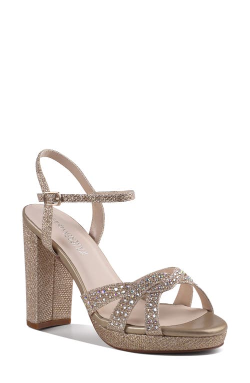 Touch Ups Ava Ankle Strap Sandal in Champagne  product