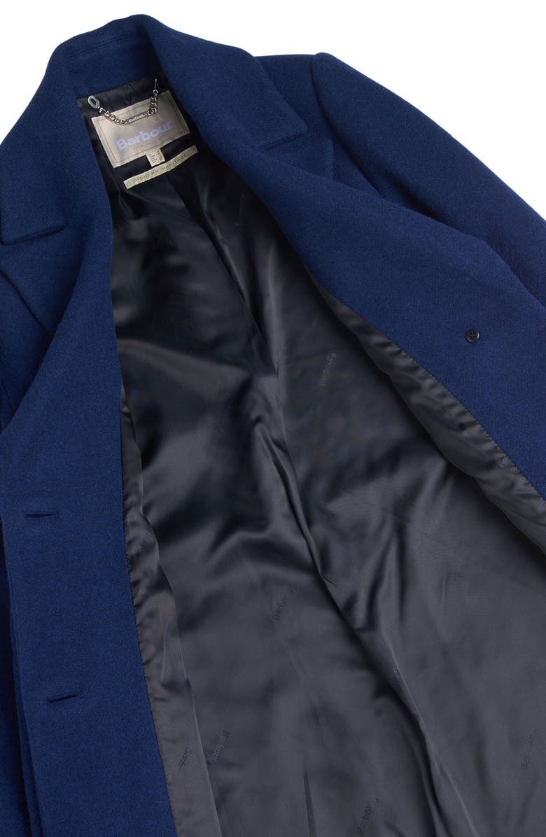 Barbour Angelina Longline Wool Blend Coat, Alternate, color,