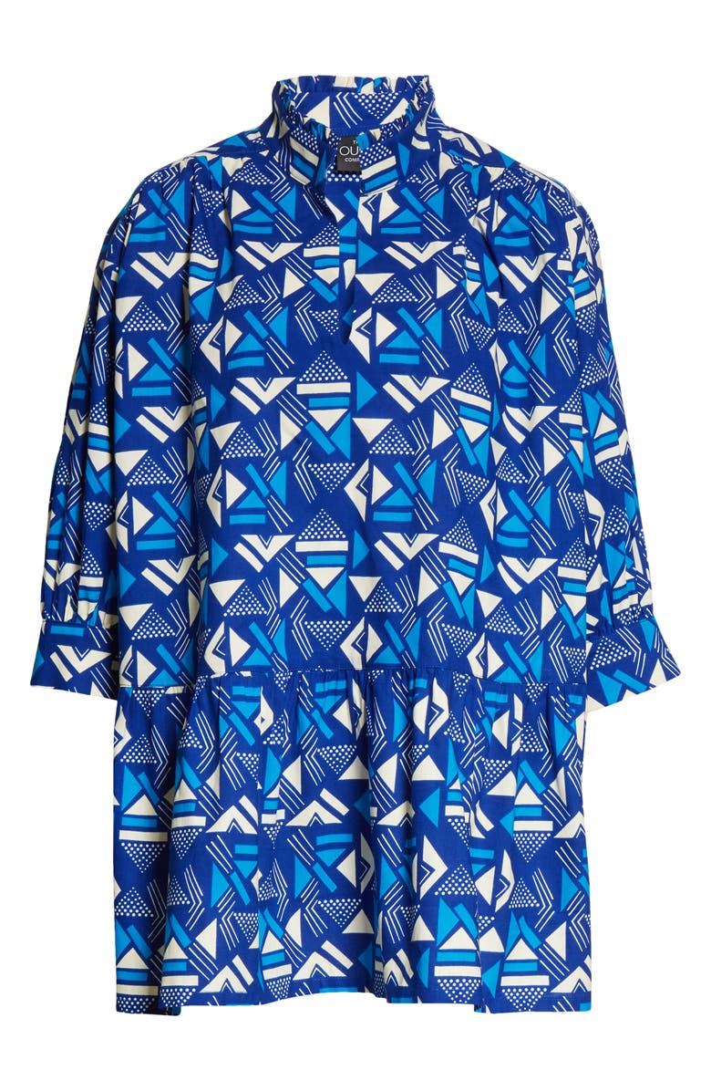 The Oula Company Curator Geo Print Cotton Top, Alternate, color,