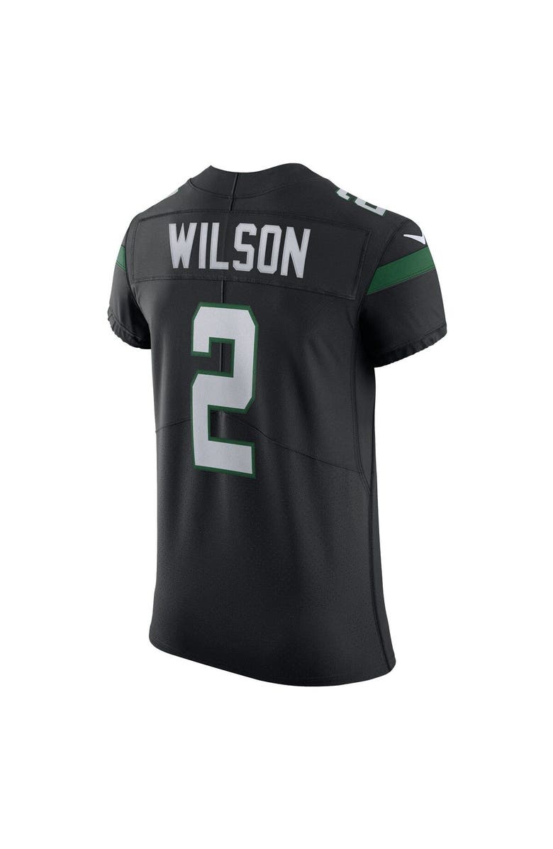 Nike Men's Nike Zach Wilson Stealth Black New York Jets Vapor Elite Jersey, Alternate, color, 