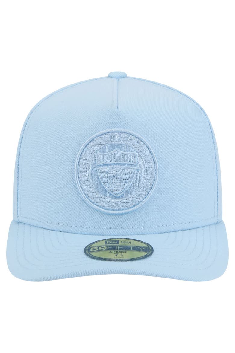 Men's New Era Light Blue Philadelphia Union Color Pack A-Frame 59FIFTY Fitted Hat, Alternate, color, Light Blue