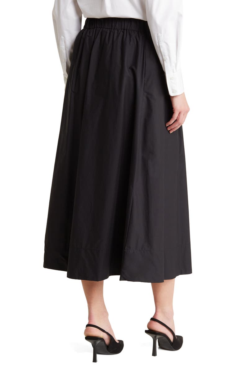Ellen Tracy Cotton Poplin Skirt, Alternate, color,