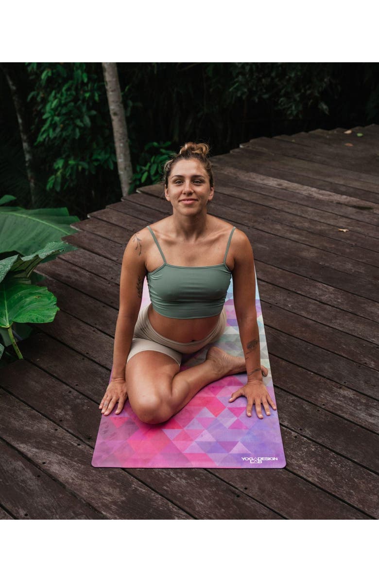 Yoga Design Lab Combo Yoga Mat 3.5mm- 2-in-1, Alternate, color, Tribeca Sand