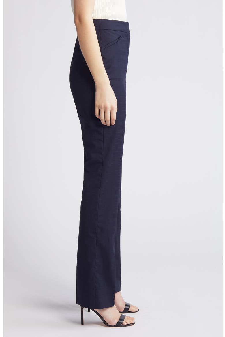 Teana Straight Leg Wool Pants, Alternate, color, SKY CAPTAIN