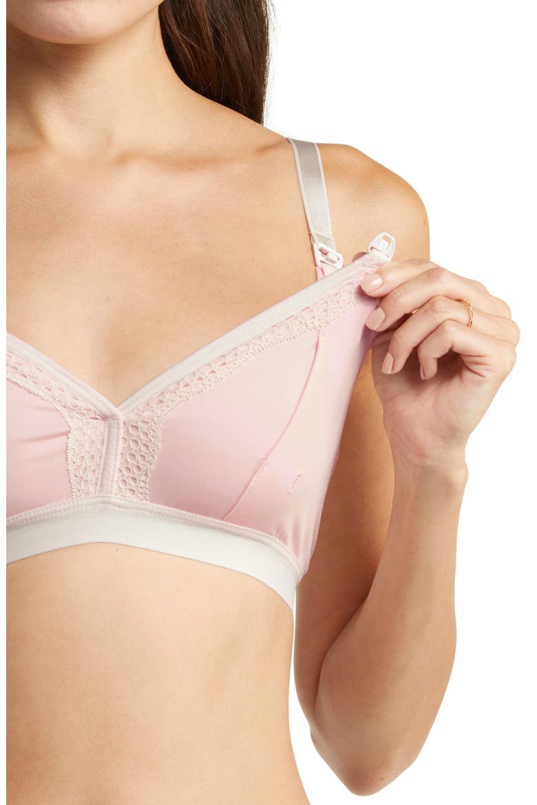 Rose 2.0 Wireless Nursing & Hands-Free Pumping Bra, Alternate, color, BLUSH