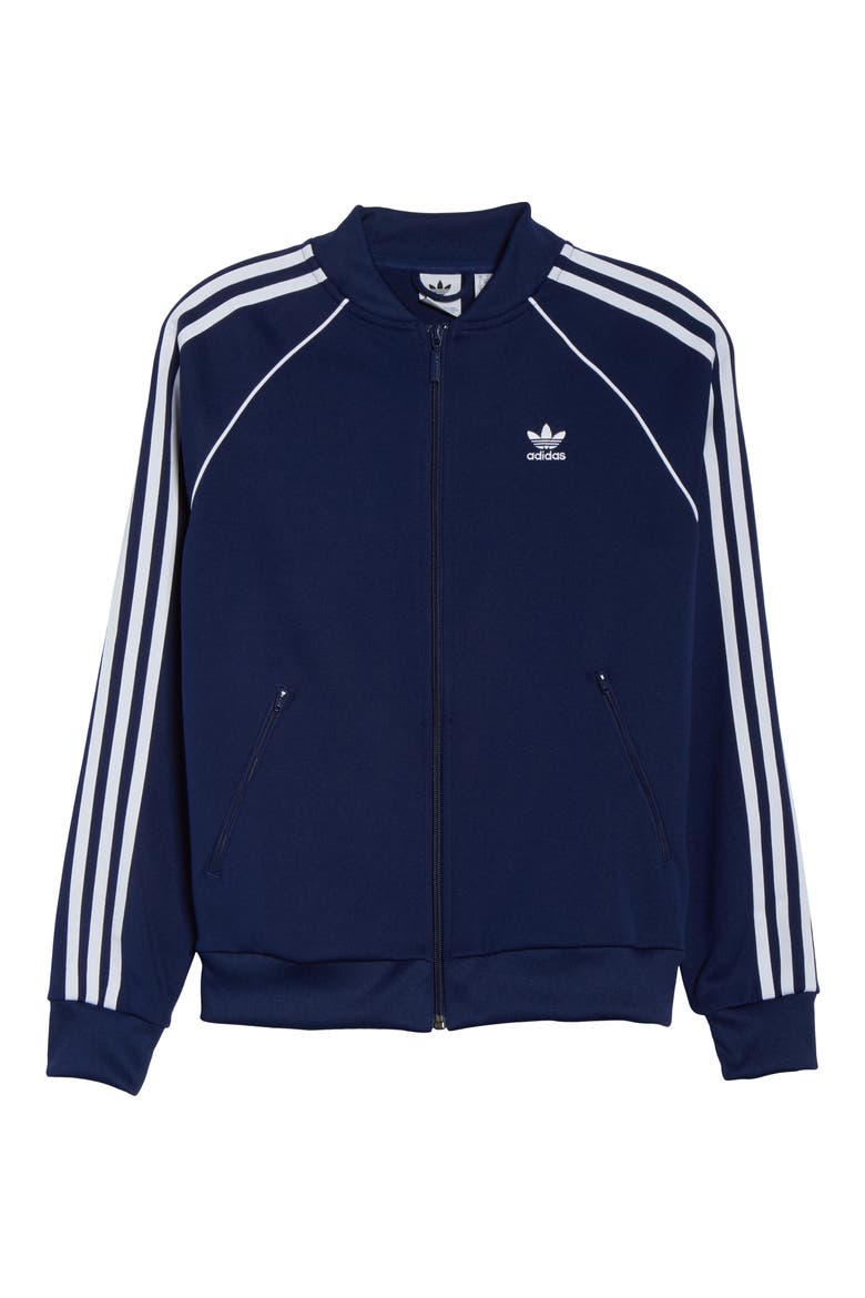 adidas SST Track Jacket, Alternate, color, DARK BLUE
