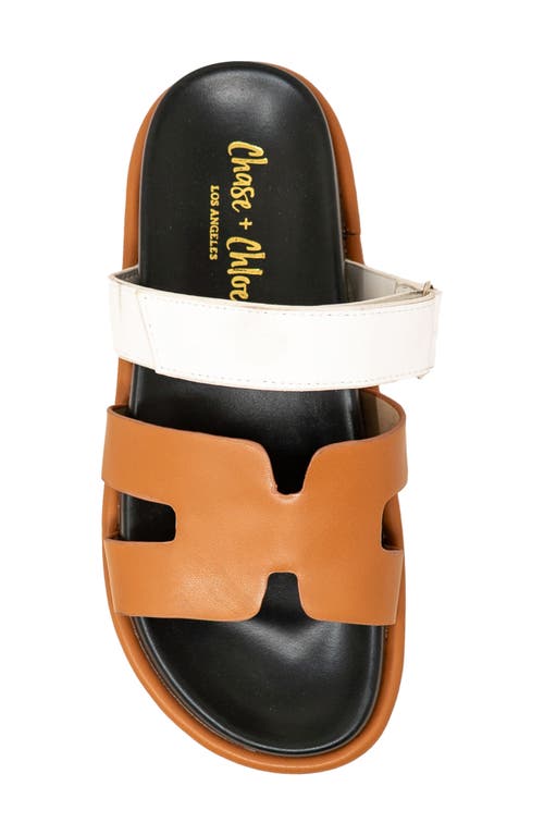 CHASE & CHLOE CHASE AND CHLOE FLATFORM SLIDE SANDAL 