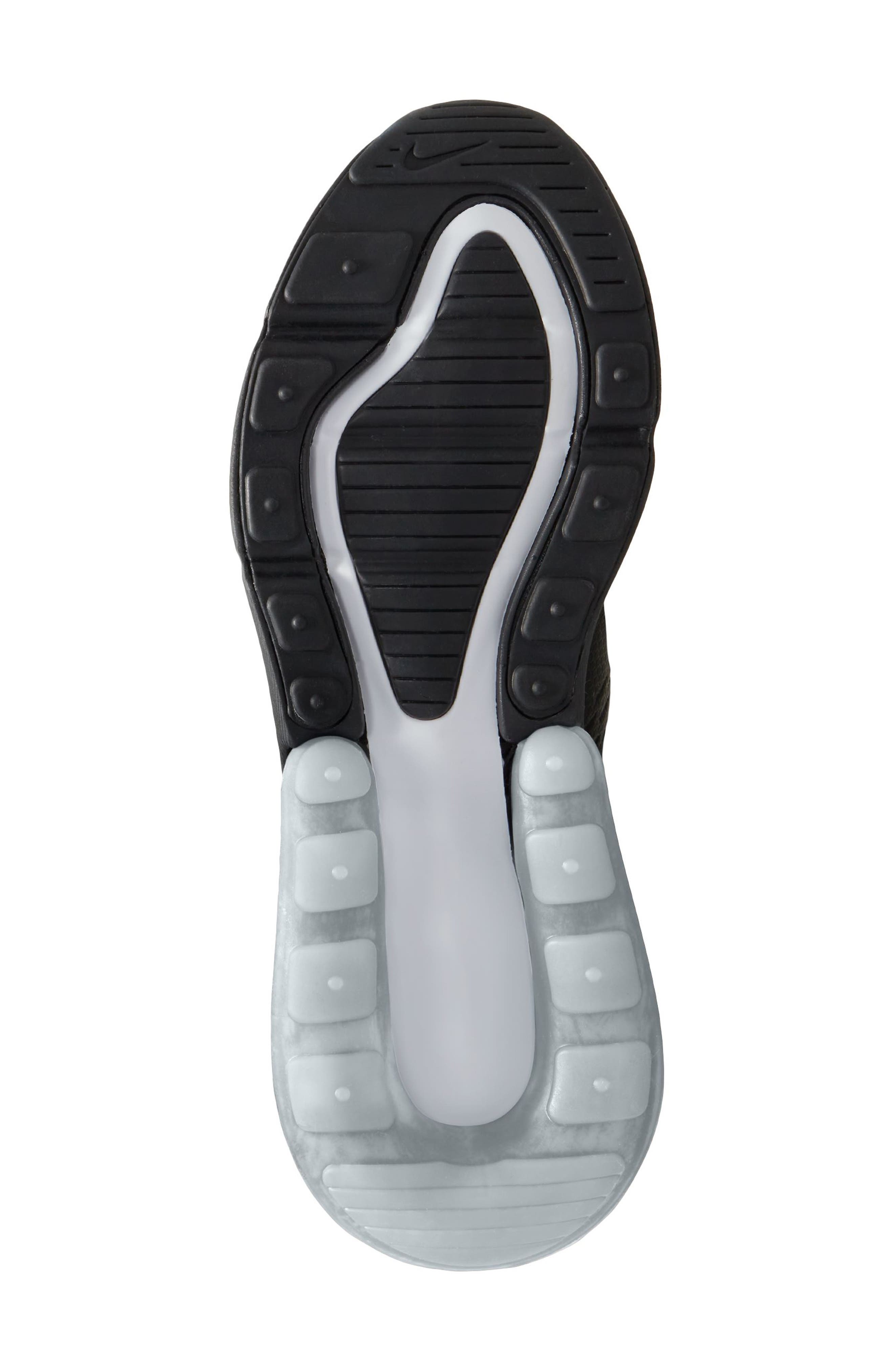 Air Max 270 Sneaker, Alternate, color, PHOTON/ COOL GREY/ BLACK