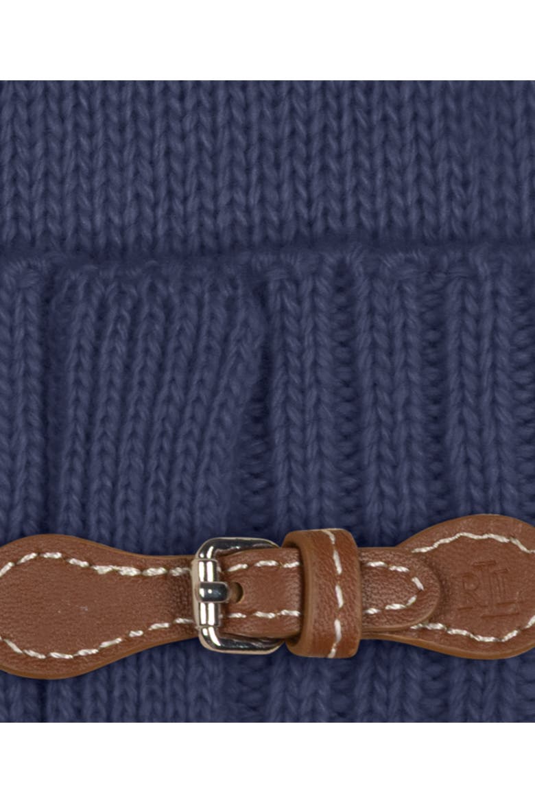 buckle knit hat, Alternate, color, navy