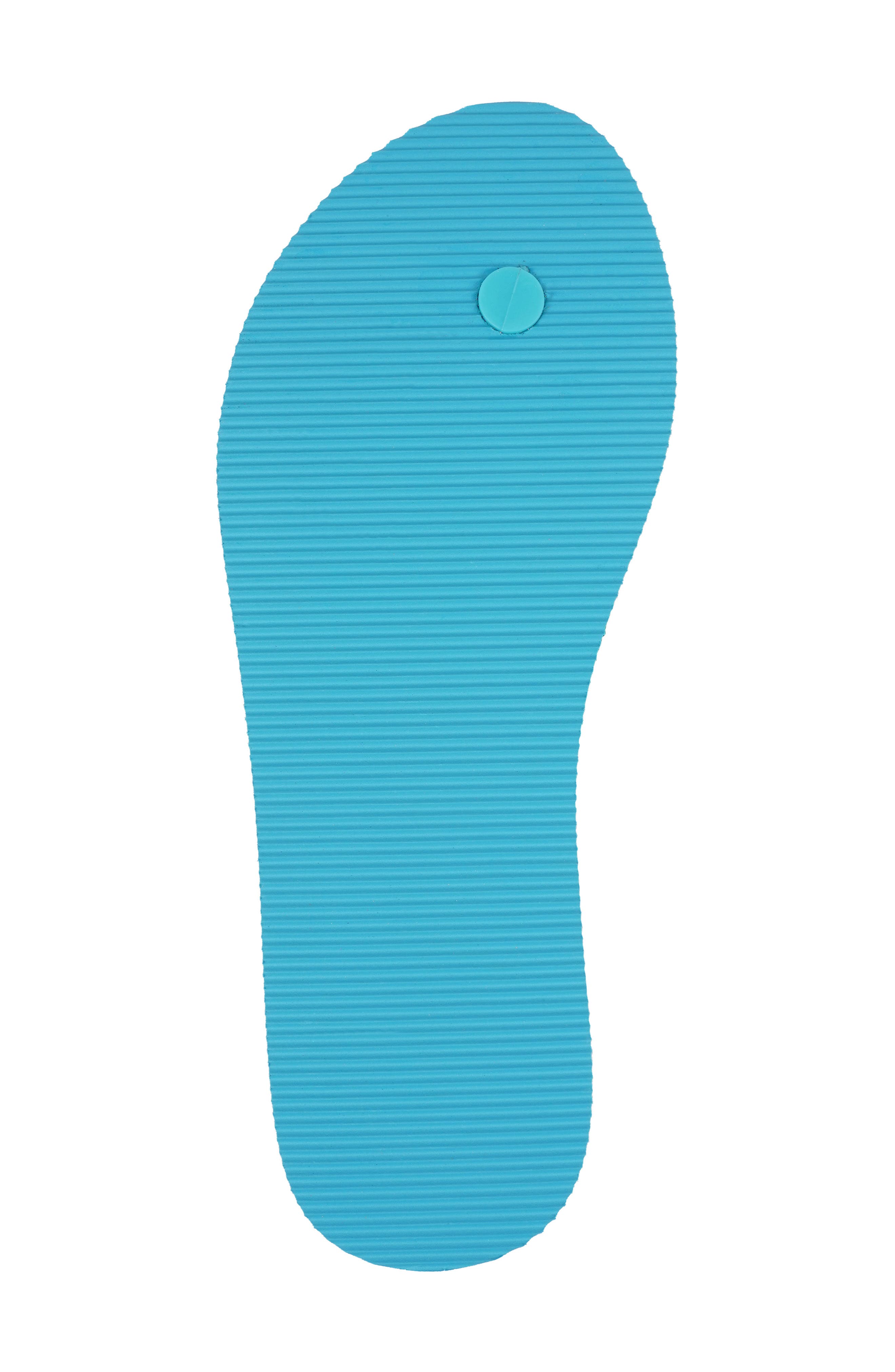 Queen Flip Flop, Alternate, color, TURQUOISE