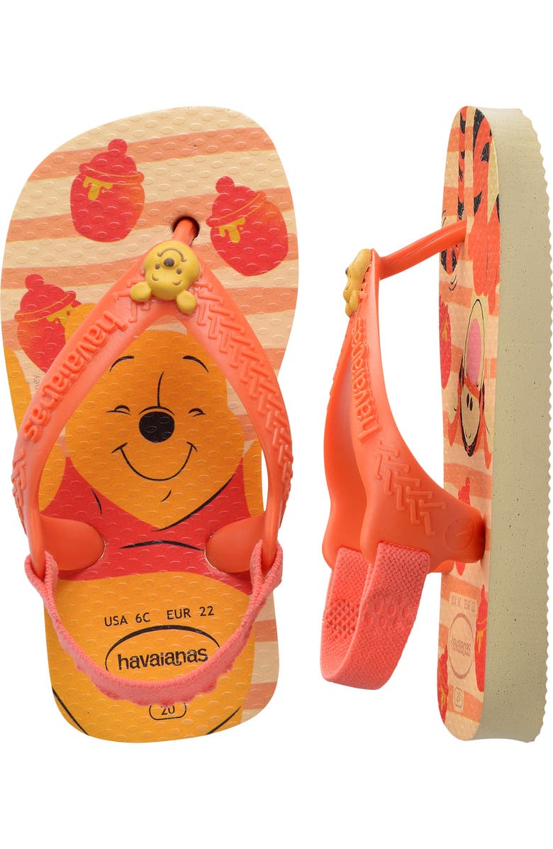Havaianas Disney(R) Classics Flip Flop, Alternate, color, Buttercream