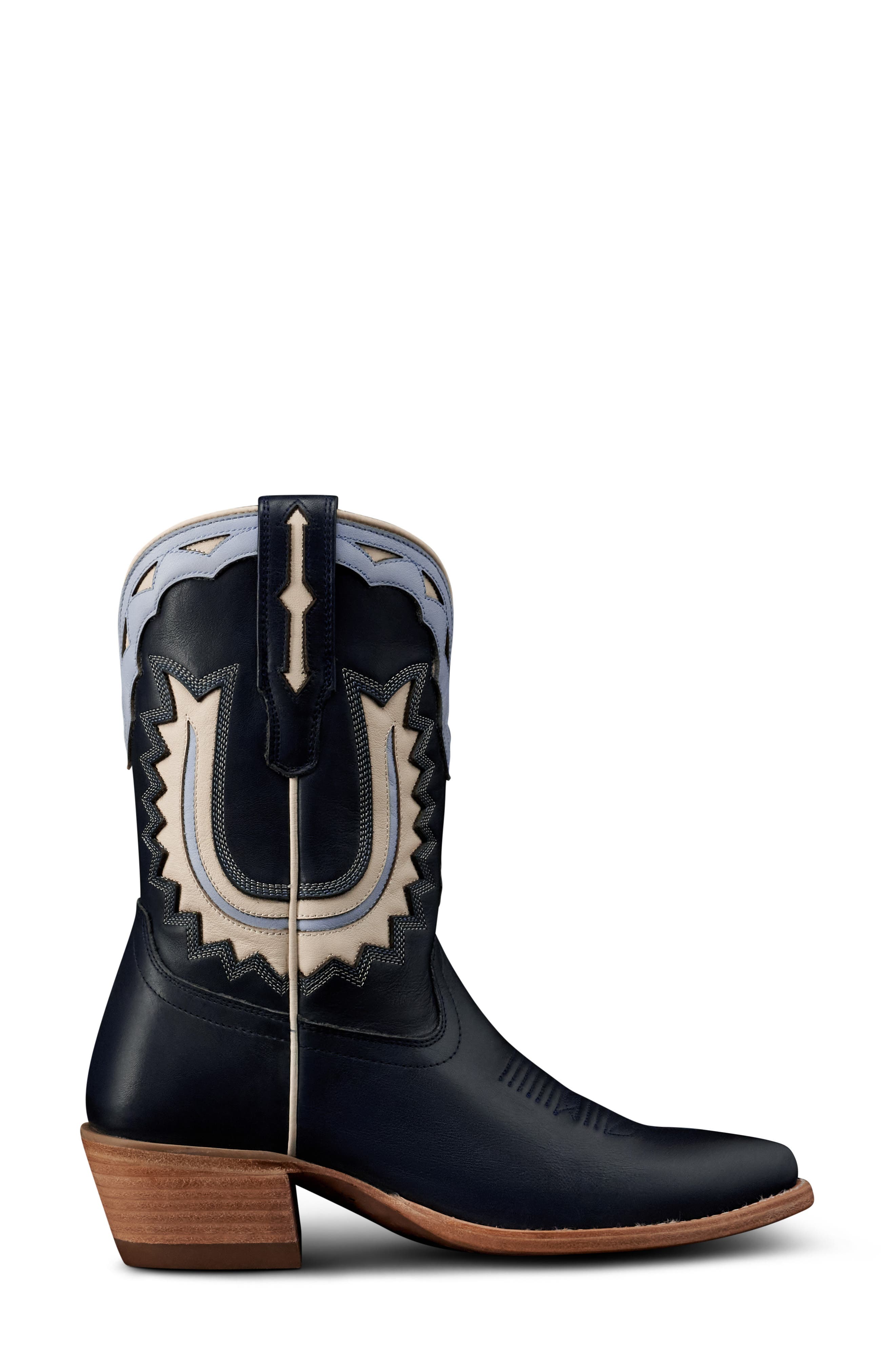The Jolene Western Boot, Alternate, color, ATLANTIC BLUE / CHAMBRAY