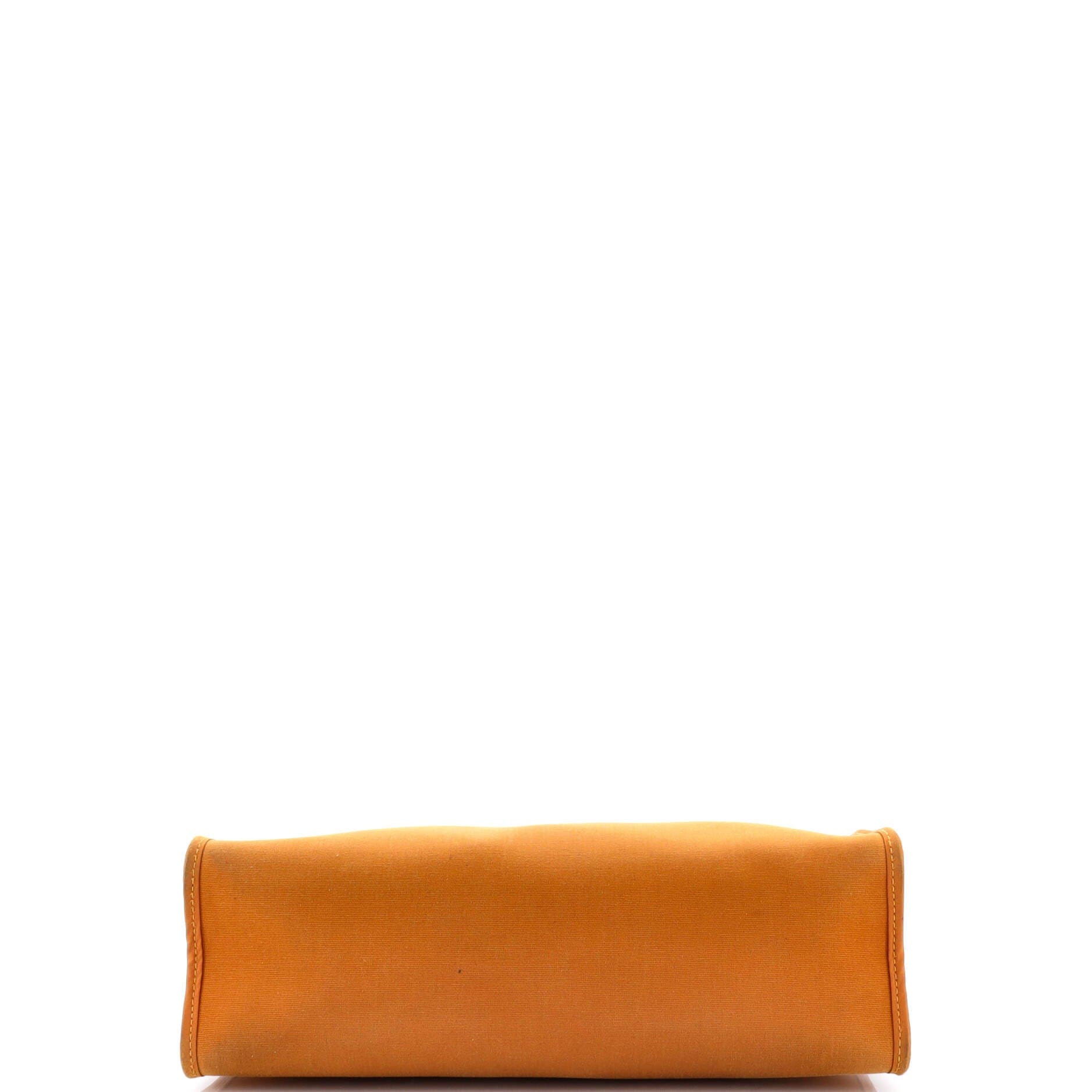 Pre-Owned Hermes Herbag Zip Leather and Toile 31, Alternate, color, Caramel