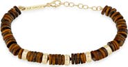 Zoë Chicco 14K Yellow Gold Tiger's Eye Bead Bracelet