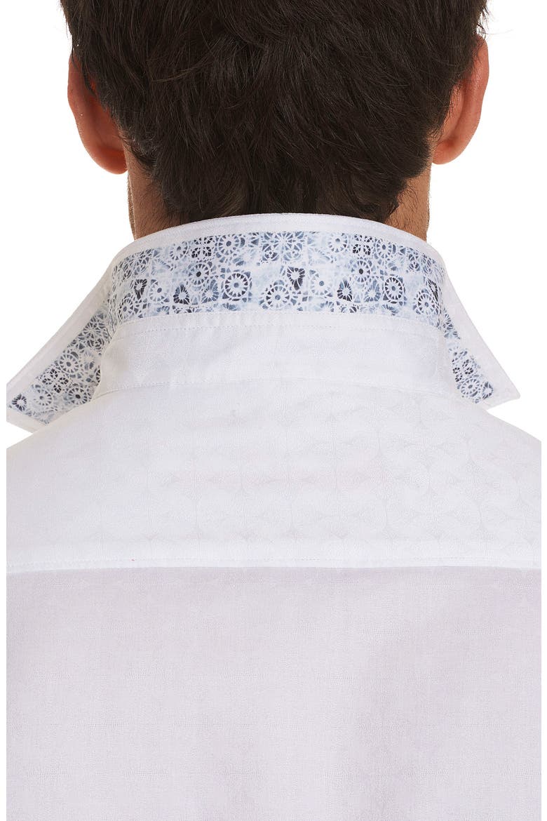 Diamante Classic Fit Shirt, Alternate, color, WHITE
