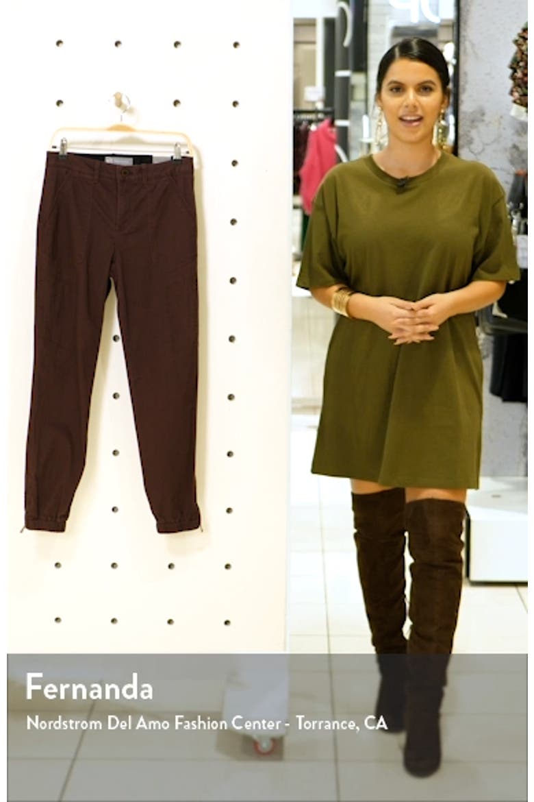 'Ab'Solution High Waist Stretch Cotton Joggers video
