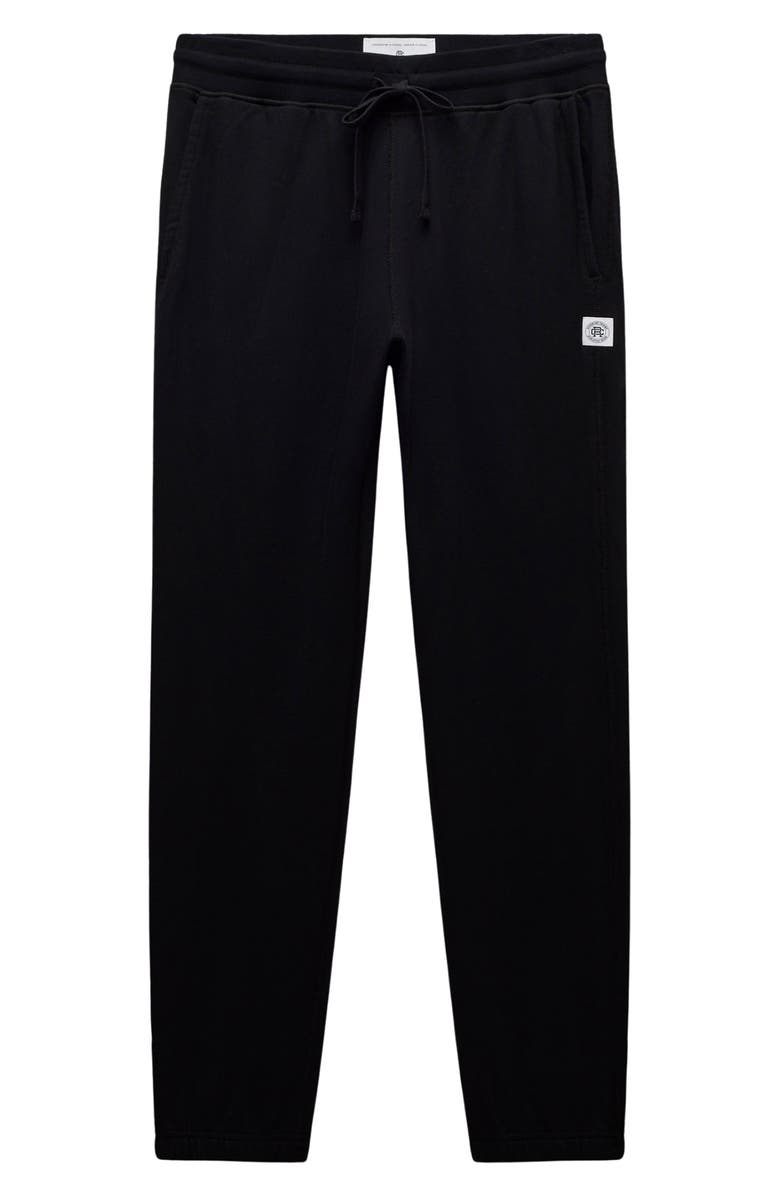 Reigning Champ Cotton Terry Standard Joggers, Alternate, color, Black