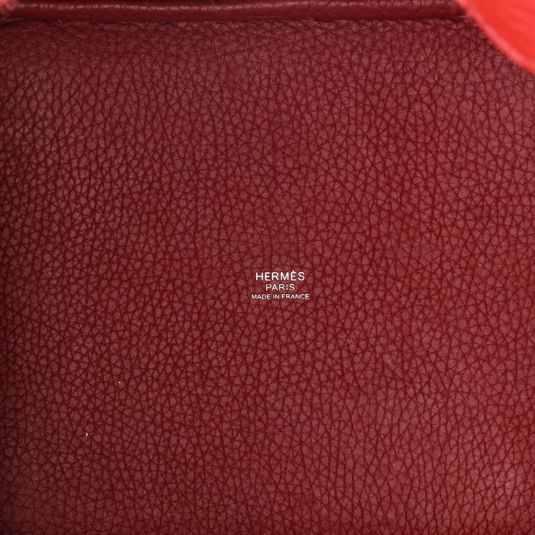 Pre-Owned Hermes Picotin Lock Bag Clemence MM, Alternate, color, Rouge Garance