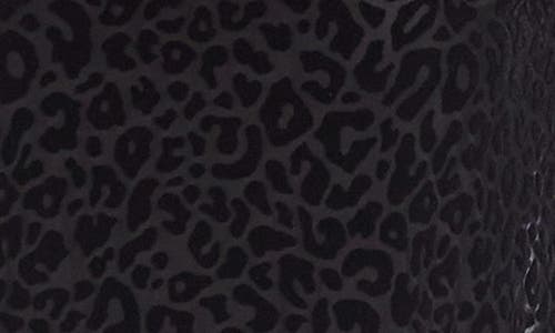 Karen Kane Leopard Spot Velvet Burnout Shirttail Top In Animal Print