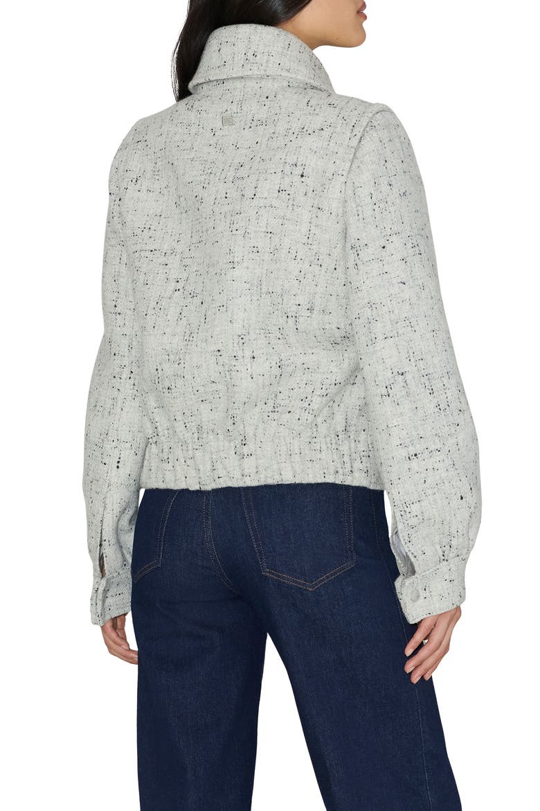 Gene Wool Shirt Jacket, Alternate, color, ASH-NIGHT BLUE