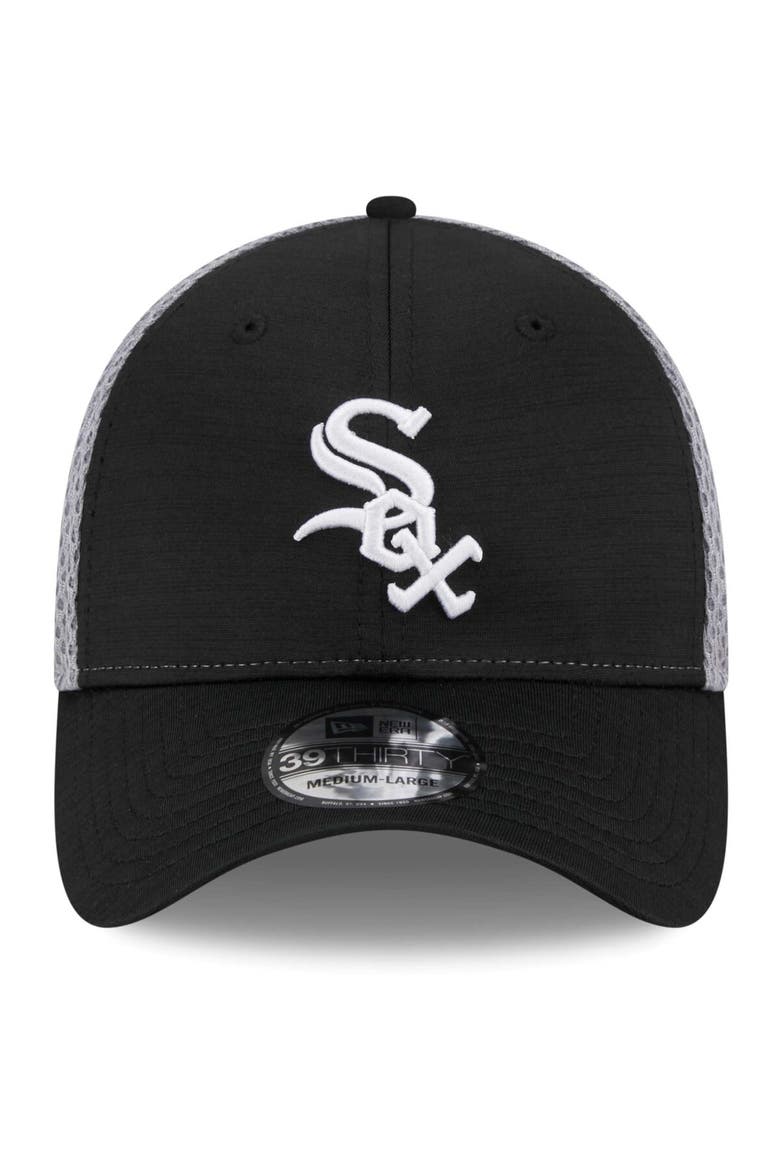 Men's New Era Black Chicago White Sox Neo 39THIRTY Flex Hat, Alternate, color, Black