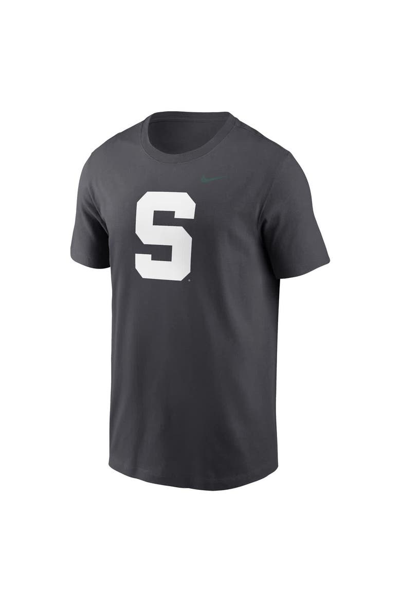Men's Nike Anthracite Michigan State Spartans Primetime Alternate Logo T-Shirt, Alternate, color, Anthracite