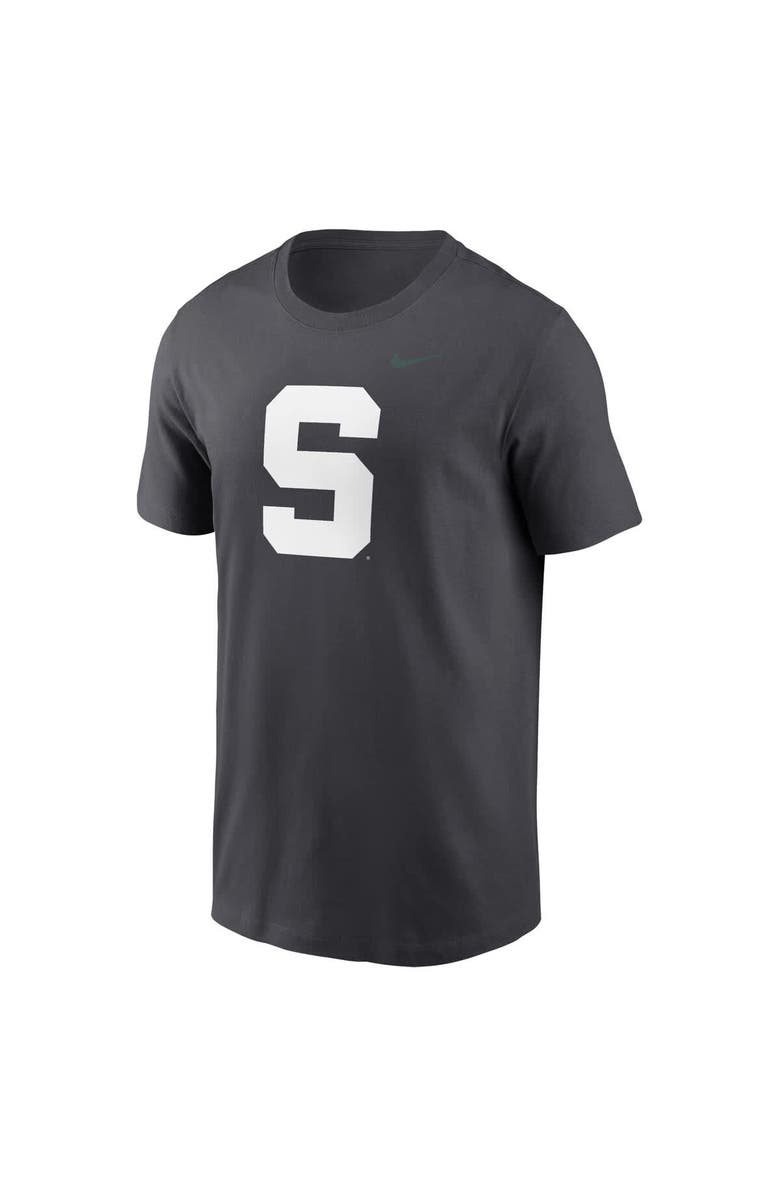 Nike Men's Nike Anthracite Michigan State Spartans Primetime Alternate Logo T-Shirt, Alternate, color, Anthracite