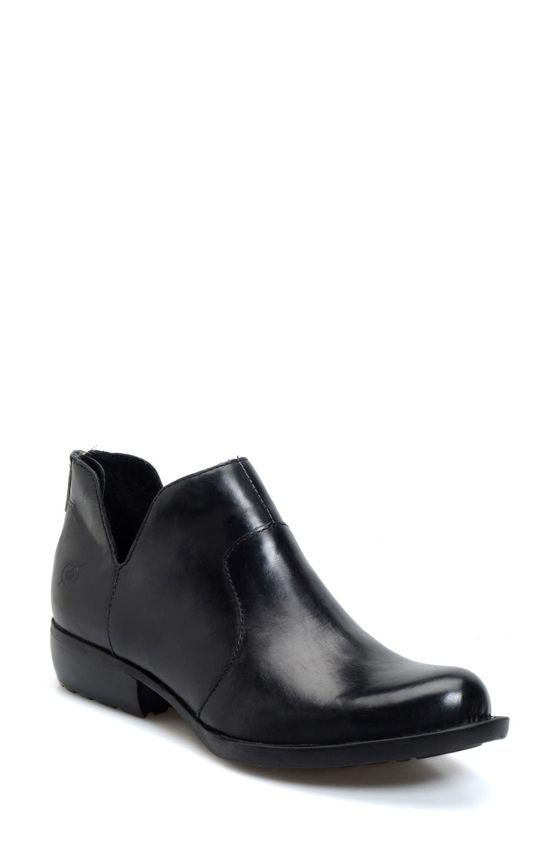 Børn 'Kerri' Bootie, Main, color, Black Leather