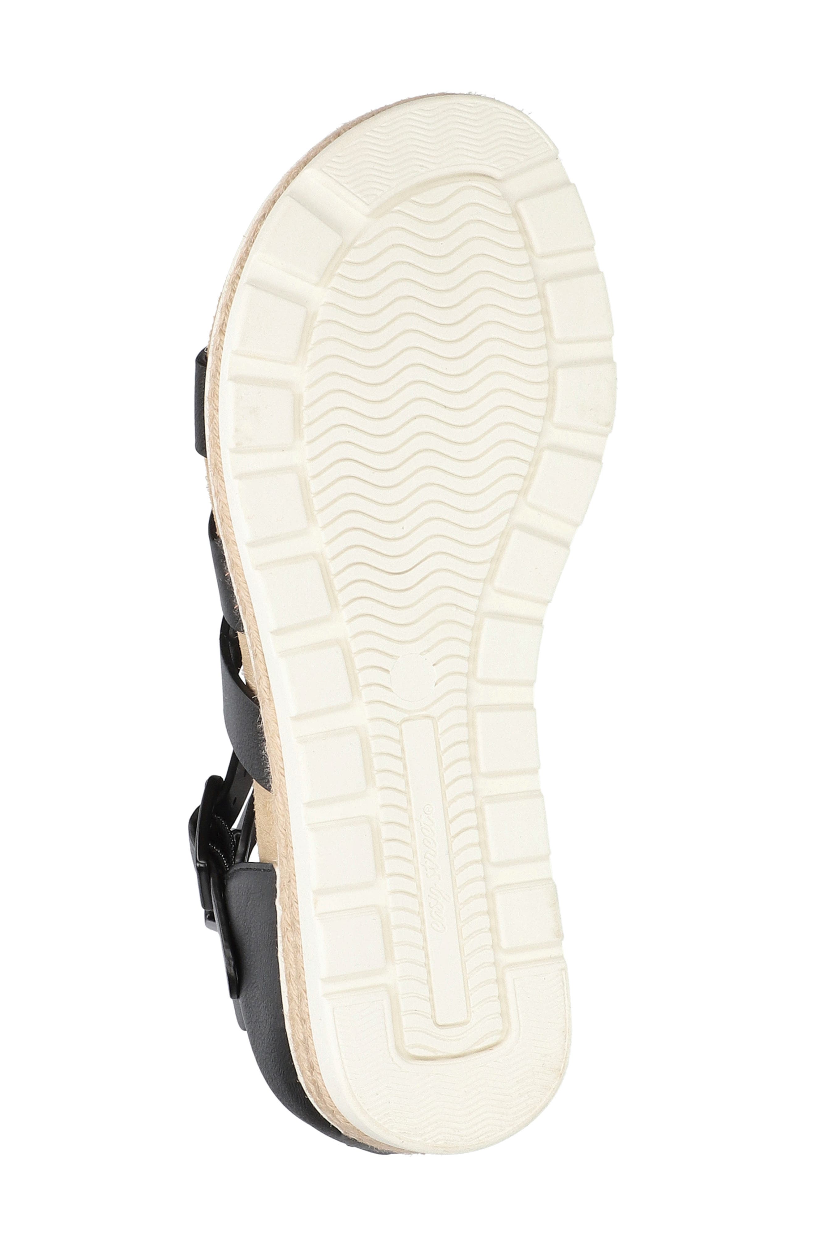 EASY STREET Simon Caged Sandal, Alternate, color, Black