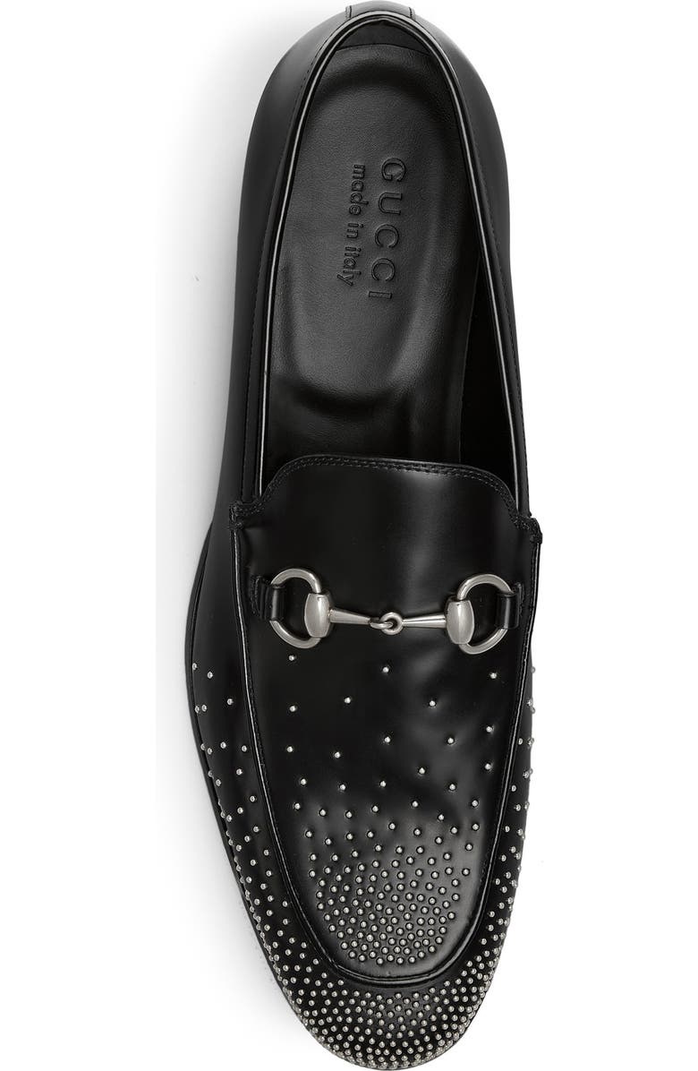 Gucci Next Studded Horsebit Loafer, Alternate, color, Black