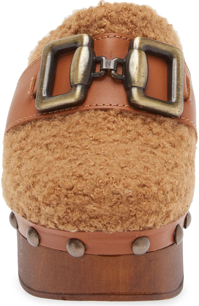 Cordani Winona Faux Shearling Platform Clog, Alternate, color, Cuoio/ Cuoio