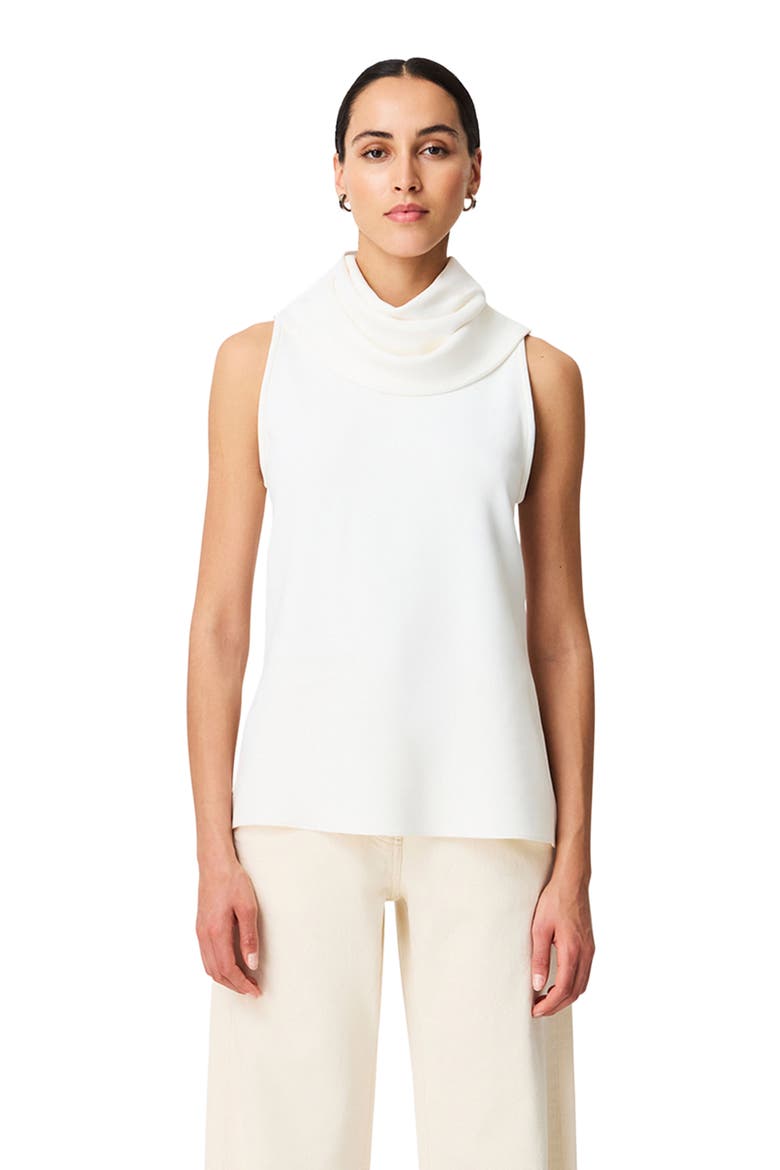 Cowl Neck Blouse, Alternate, color, Off-White