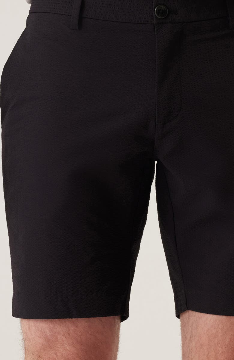 DEKE Oasis Satellite EME Seersucker Bermuda Shorts, Alternate, color, Black