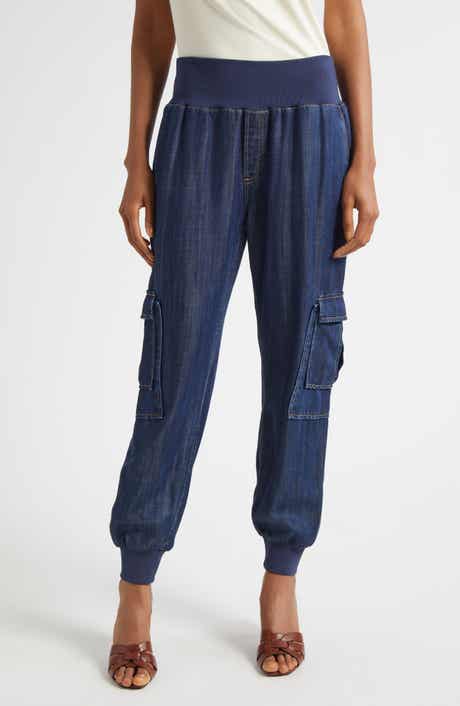 Cinq à Sept Giles Denim Cargo Joggers