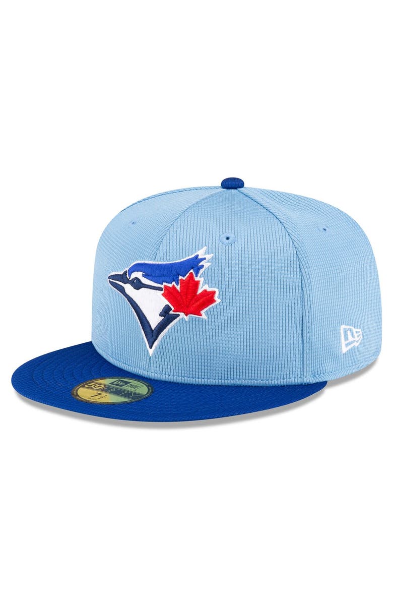 New Era Men's New Era  Light Blue Toronto Blue Jays 2024 Batting Practice 59FIFTY Fitted Hat, Main, color, 
