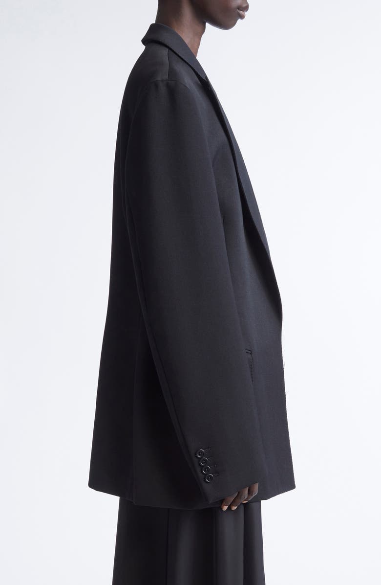 FFORME Elaina Tailored Wool Blazer, Alternate, color, Black