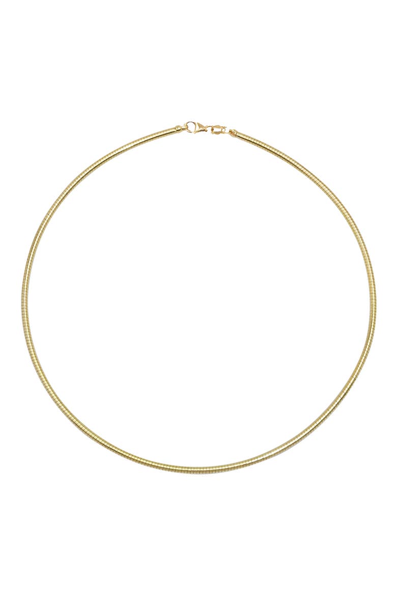 18k Gold Omega Necklace, Main, color, 18K YELLOW GOLD