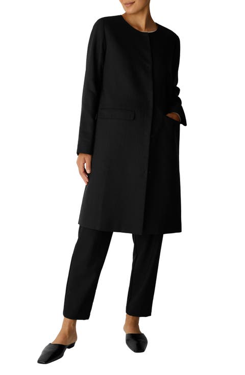 Organic Linen & Silk Coat