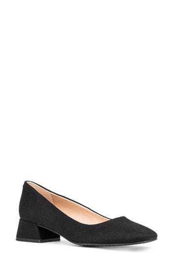 Nydj Teddie Square Toe Pump In Black