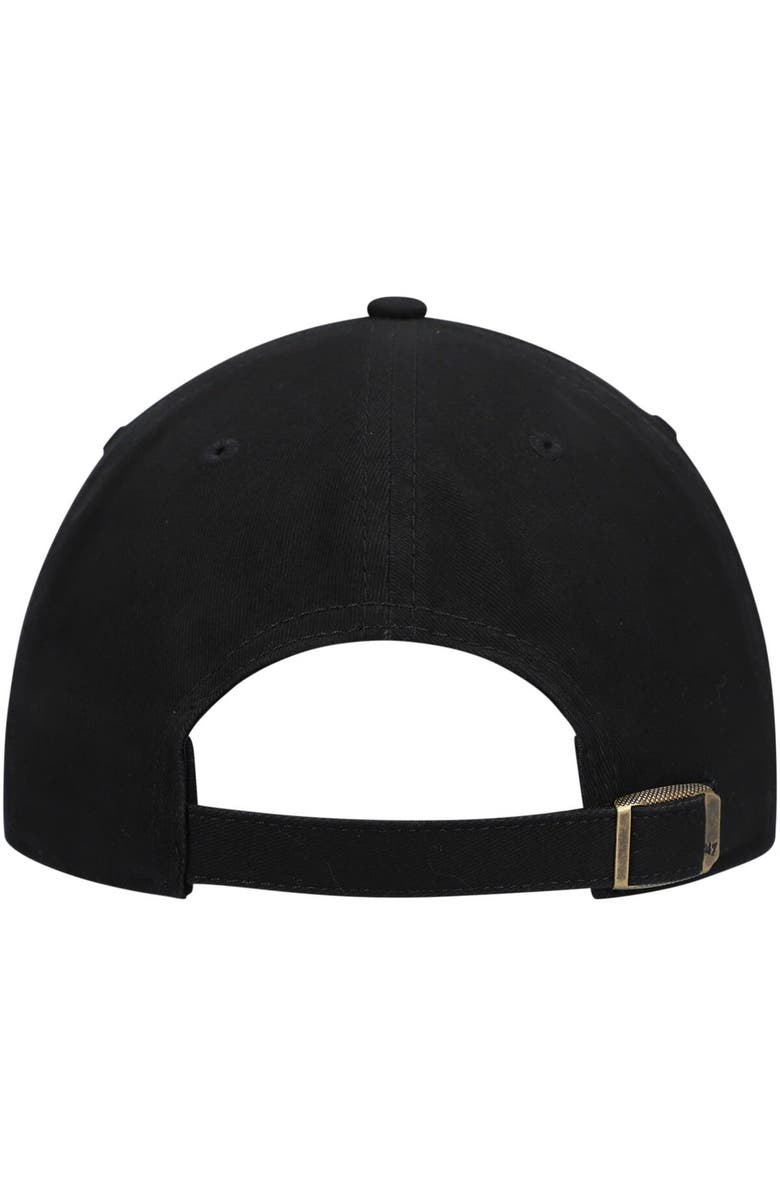 '47 Women's '47 Black Pittsburgh Penguins Team Miata Clean Up Adjustable Hat, Alternate, color, Black