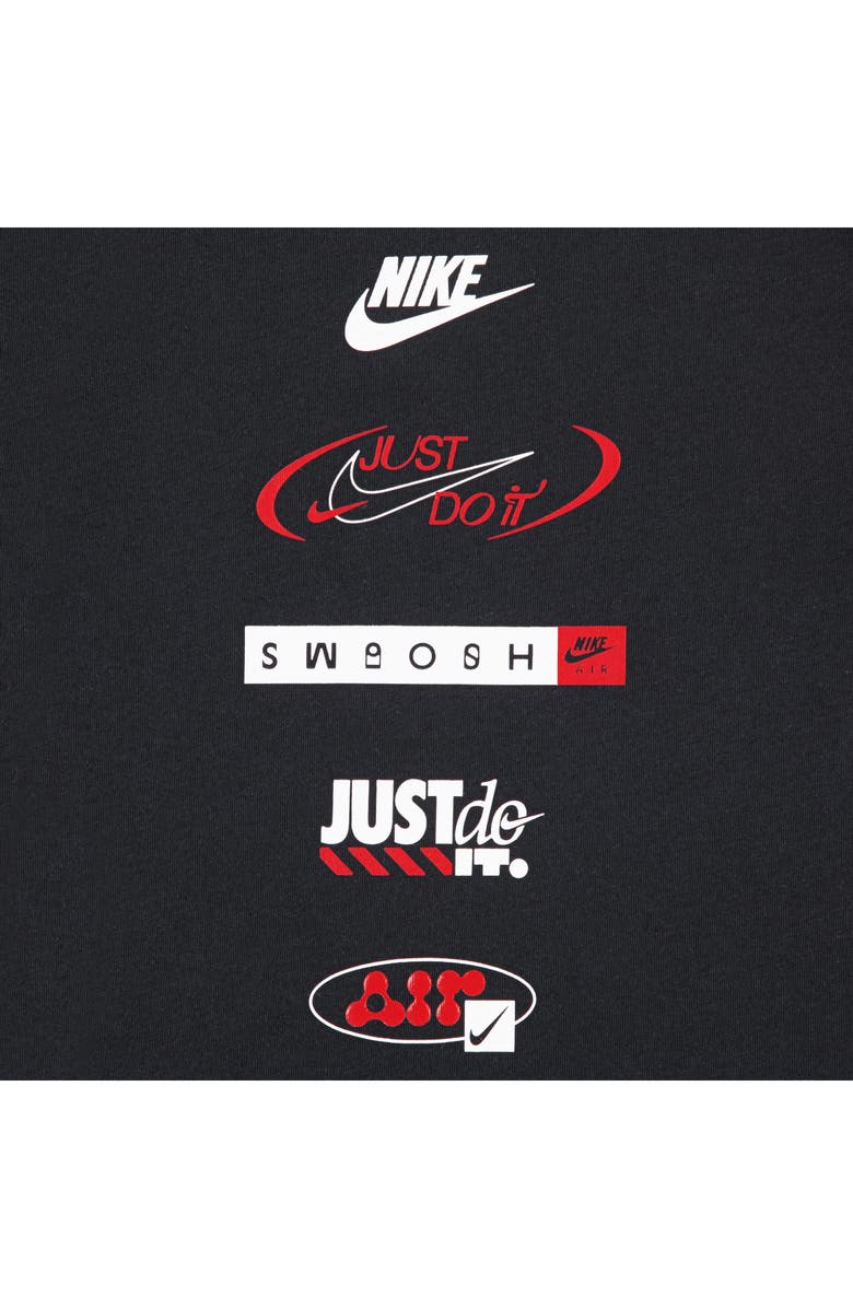Nike Kids' Brandmark Stack Graphic T-Shirt, Alternate, color, 