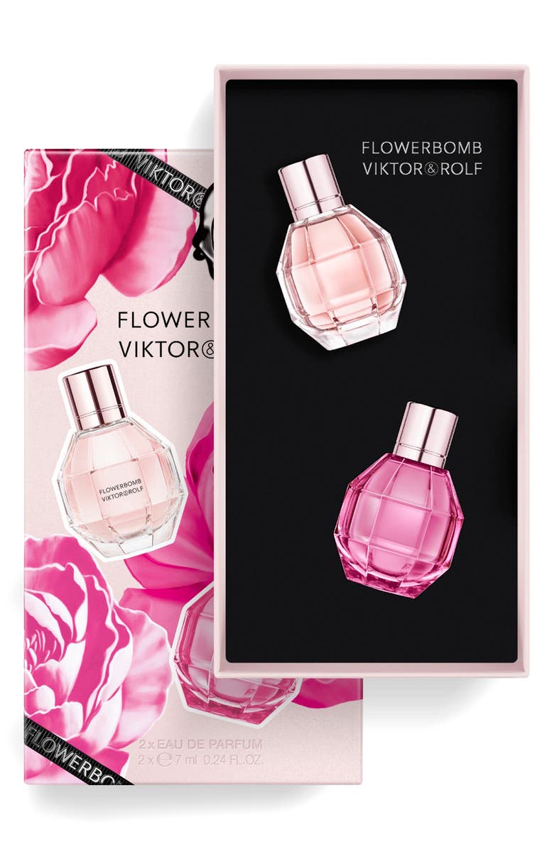 Viktor&Rolf Flowerbomb & Flowerbomb Peony Mini Perfume Gift Set, Alternate, color, 